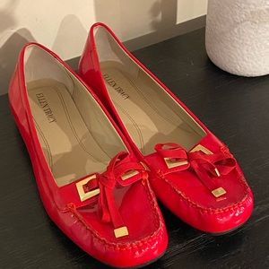 Cherry Patent Leather Flats